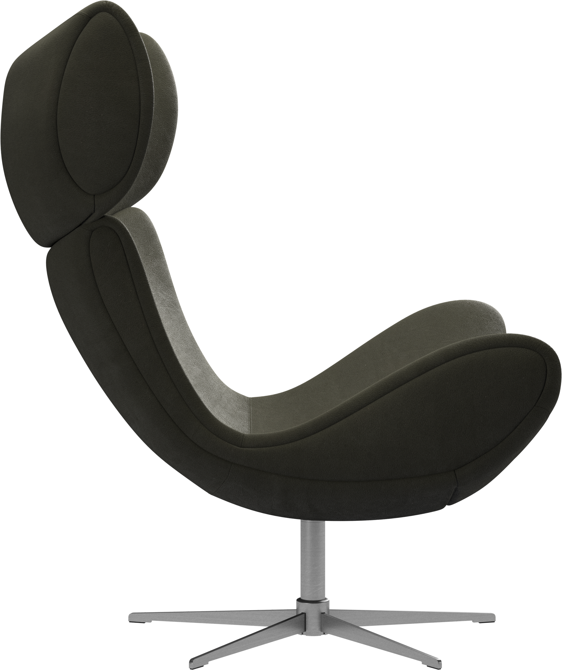 特注製品BoConcept ボーコンセプト OGIチェア オギチェア 回転ベース付き ファブリック 一人掛け リビングチェア モダンデザイン 北欧 椅子 金属製フレーム