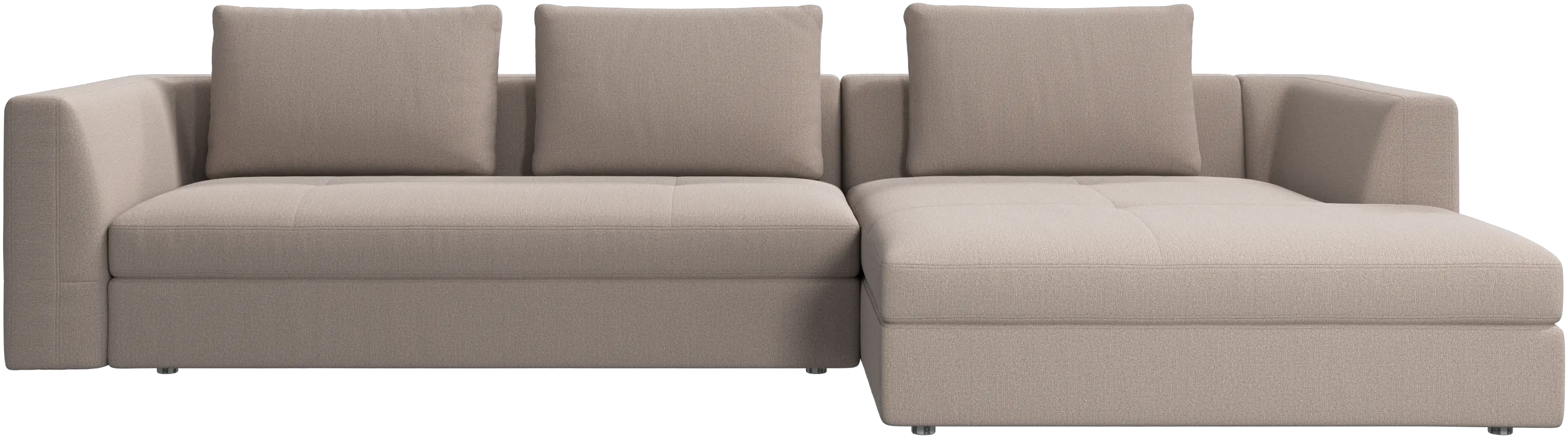 Bergamo sofa with resting unit