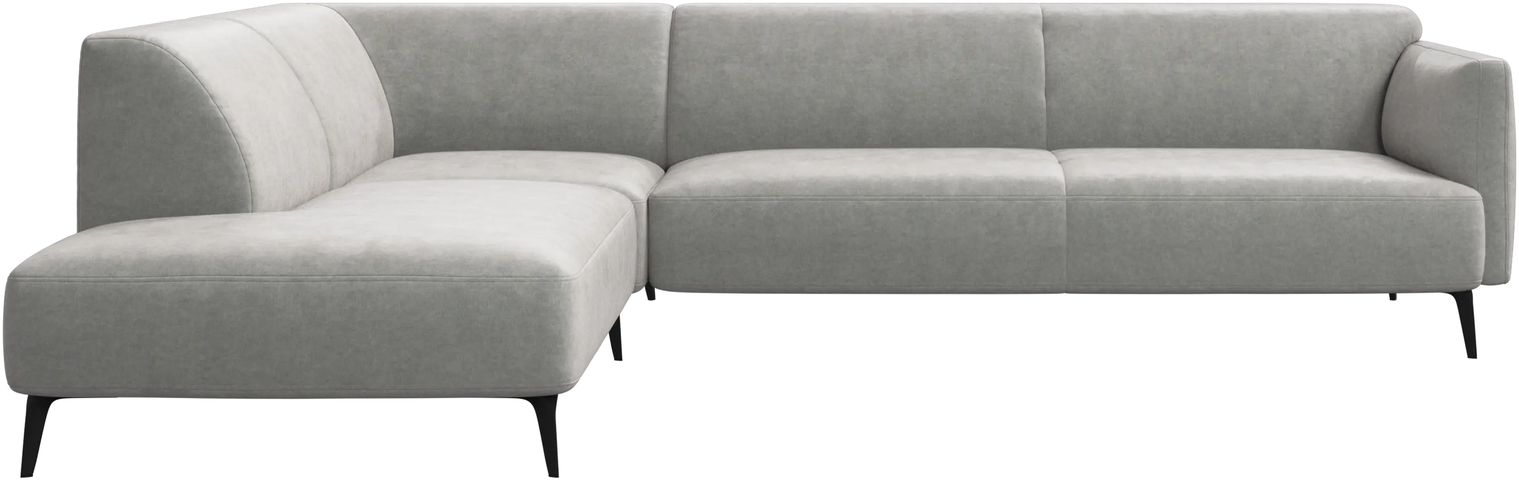 Modena corner sofa with lounging unit