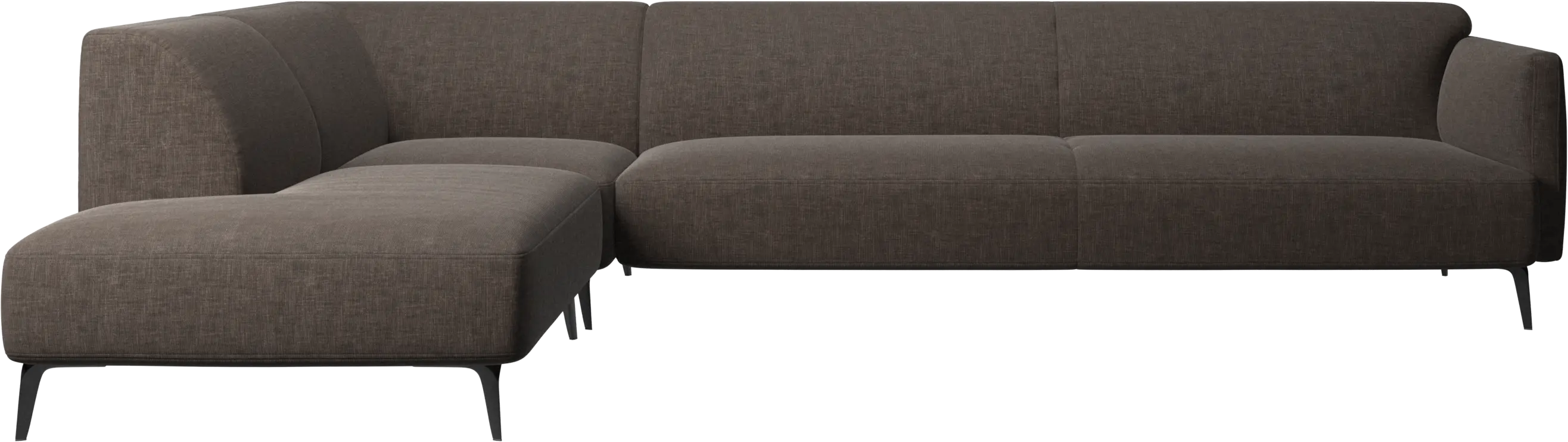 Modena corner sofa with lounging unit