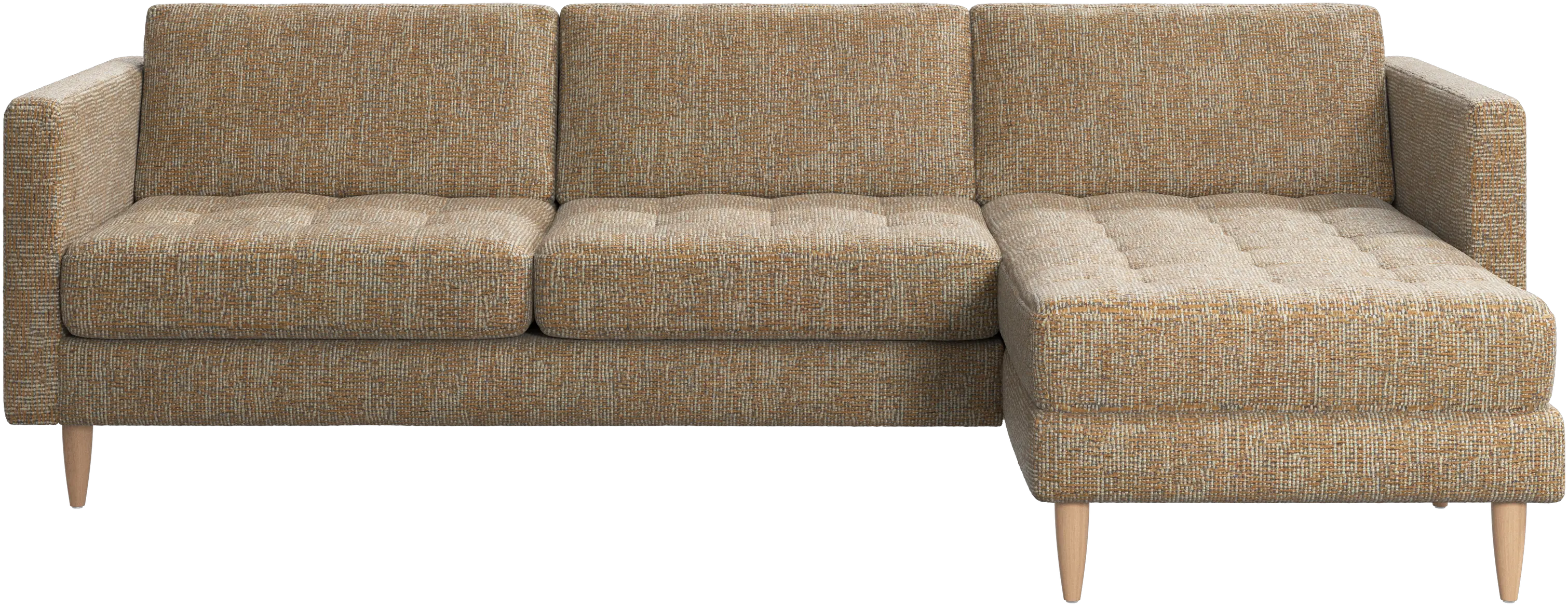Osaka sofa with resting unit, tufted seat