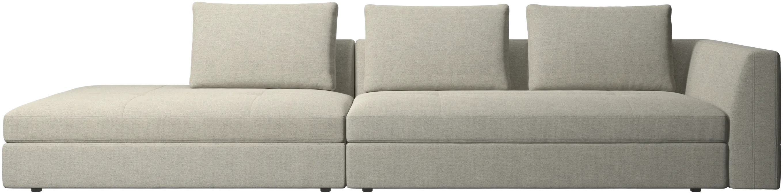Bergamo sofa with lounging unit