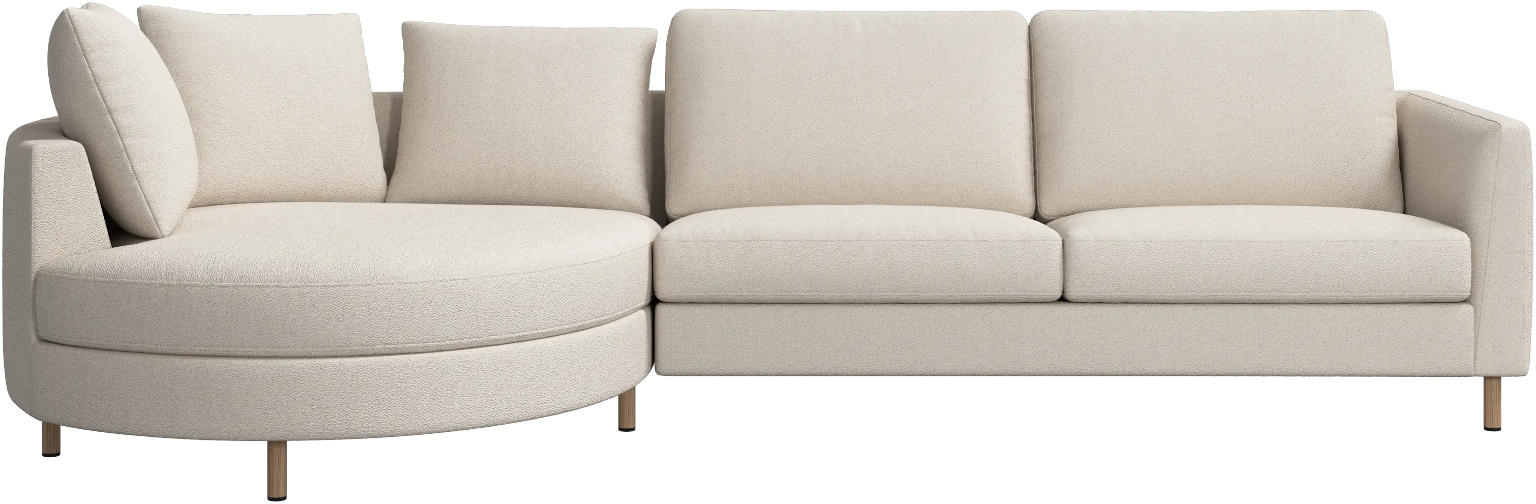 Indivi sofa with chaise longue left