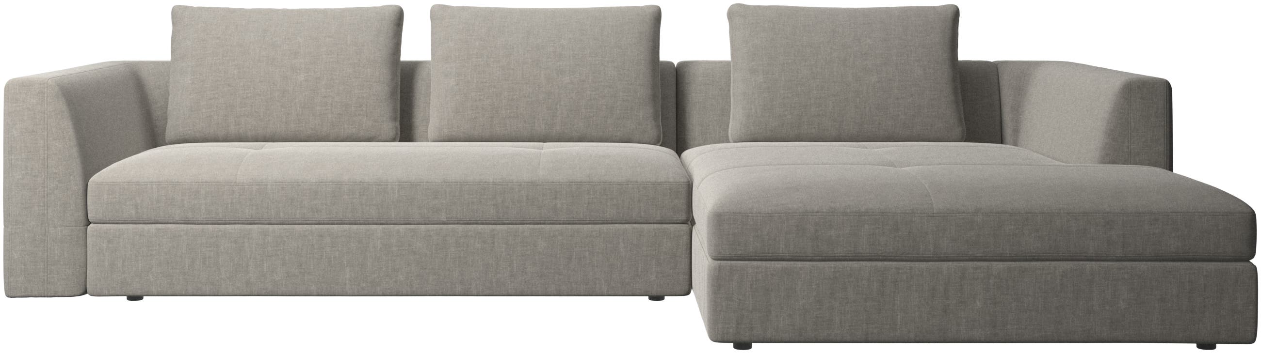 Bergamo L型沙發，含貴妃模組