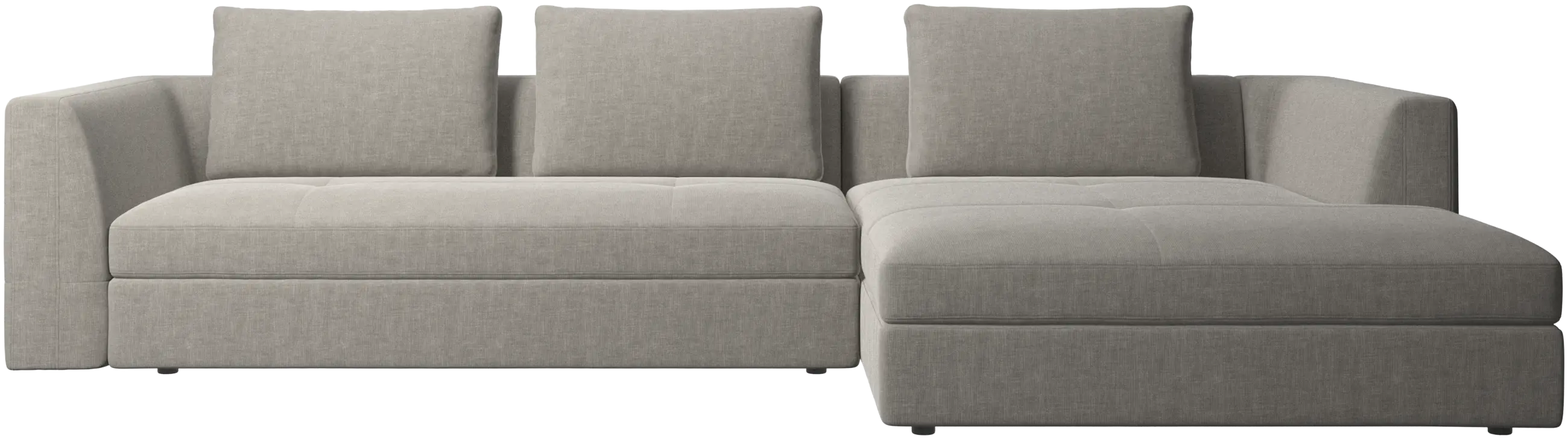 Bergamo sofa with resting unit