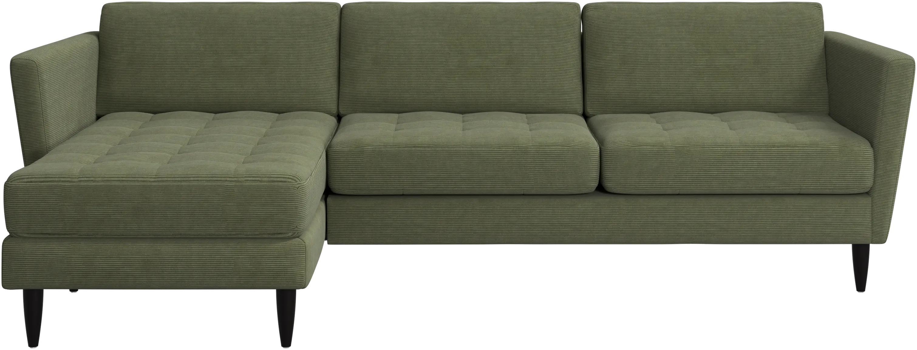 Osaka sofa with resting unit, tufted seat