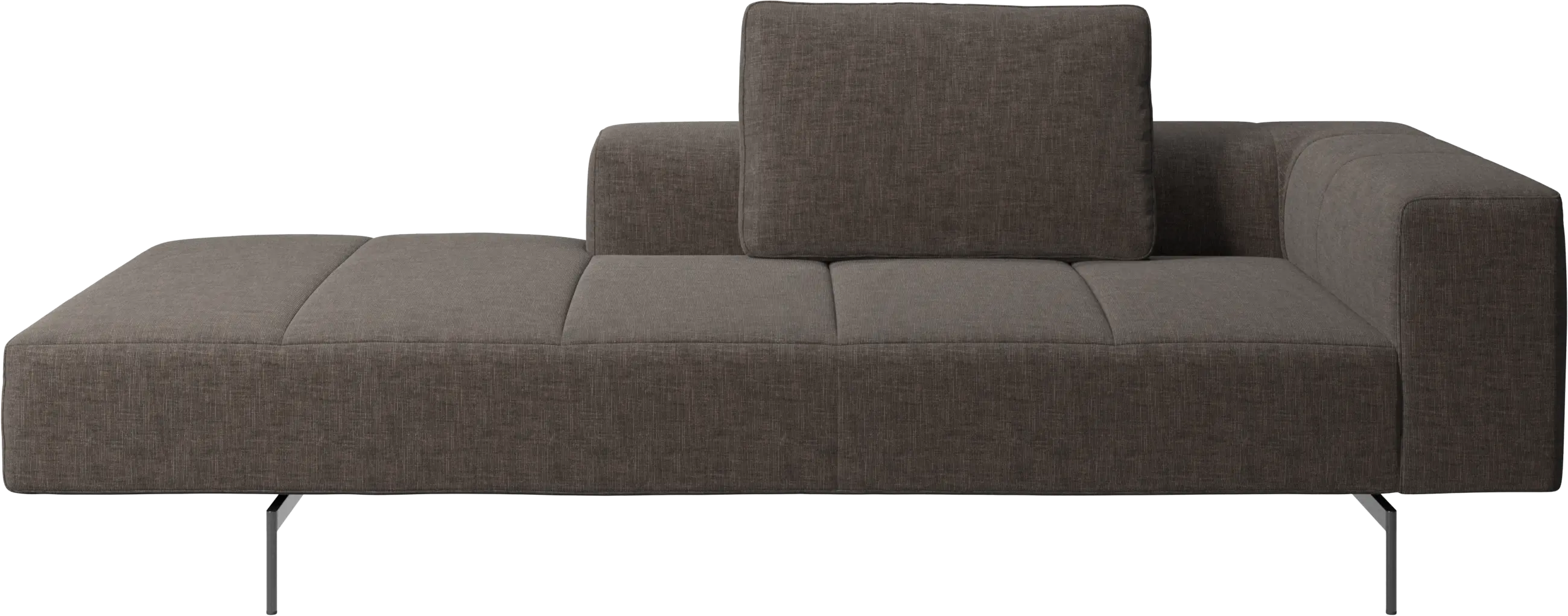 Amsterdam Iounging module for sofa, armrest right, open end left