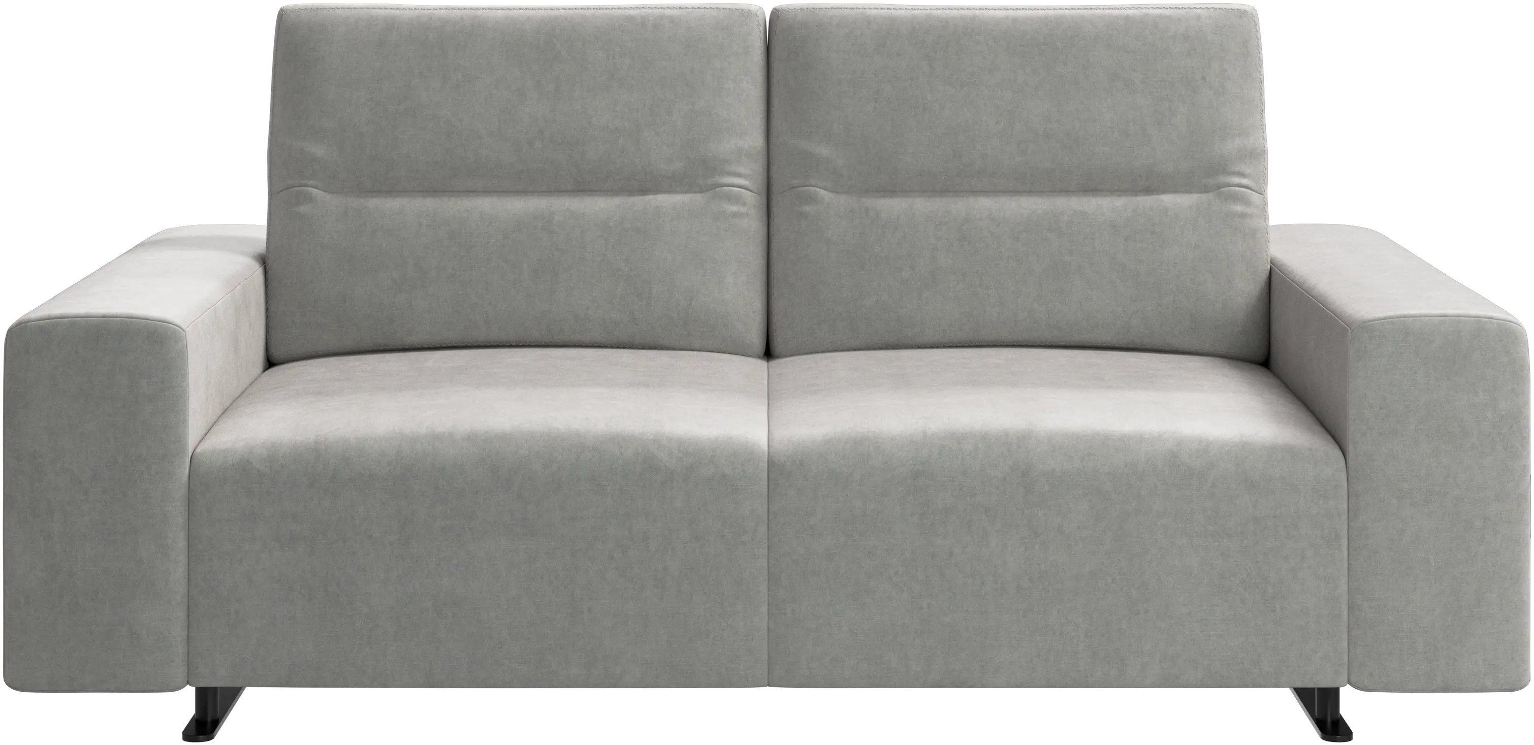 Hampton sofa with adjustable back and storage on the left side