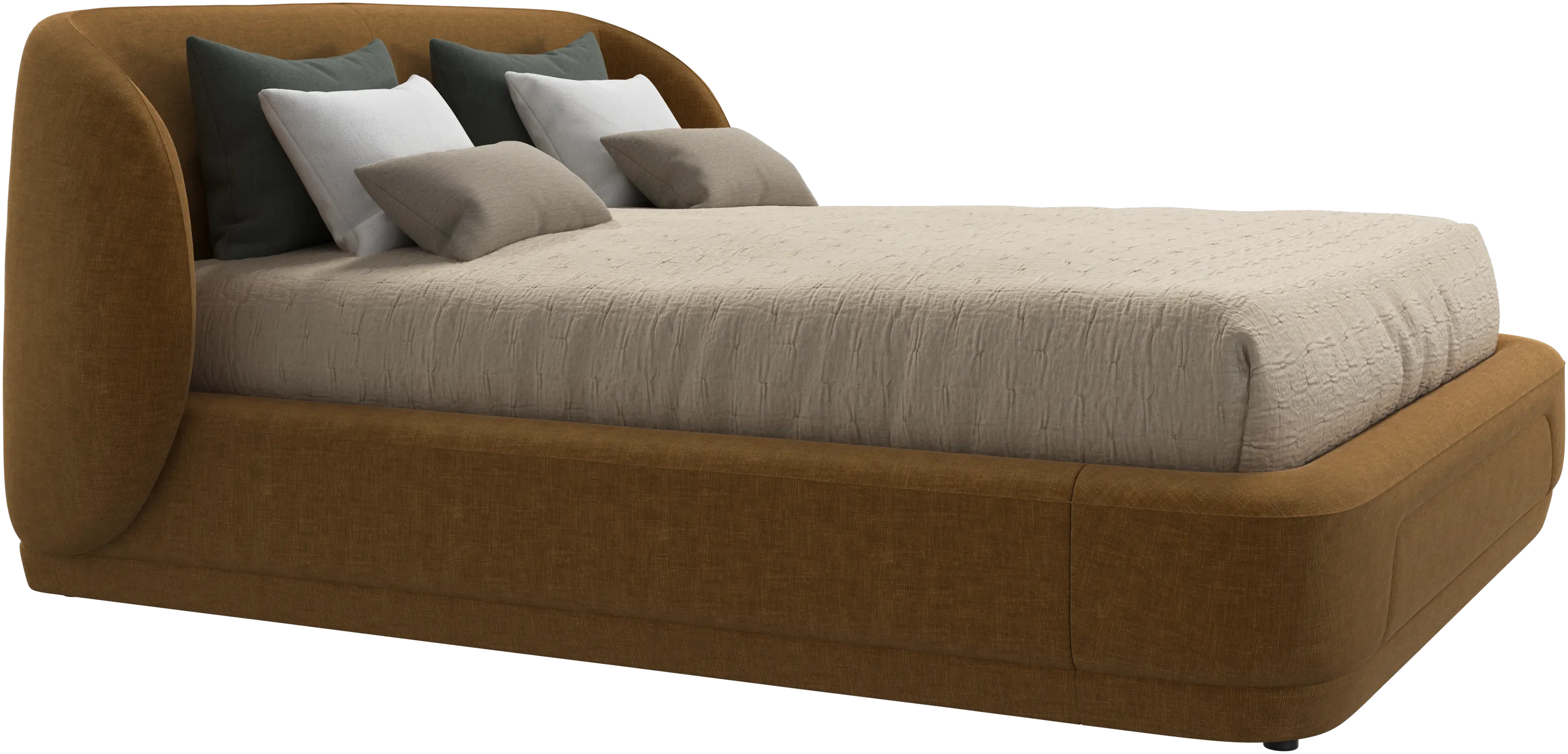 Bolzano bed with slats  - W152,5xL190cm