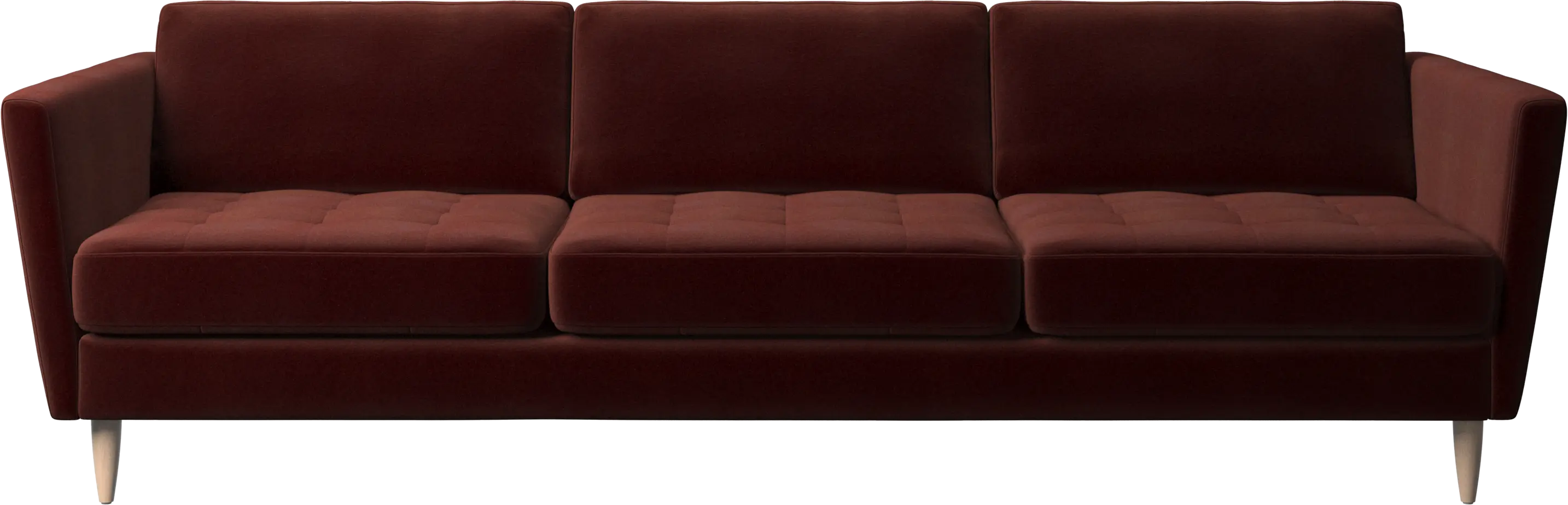 Osaka sofa, tufted seat