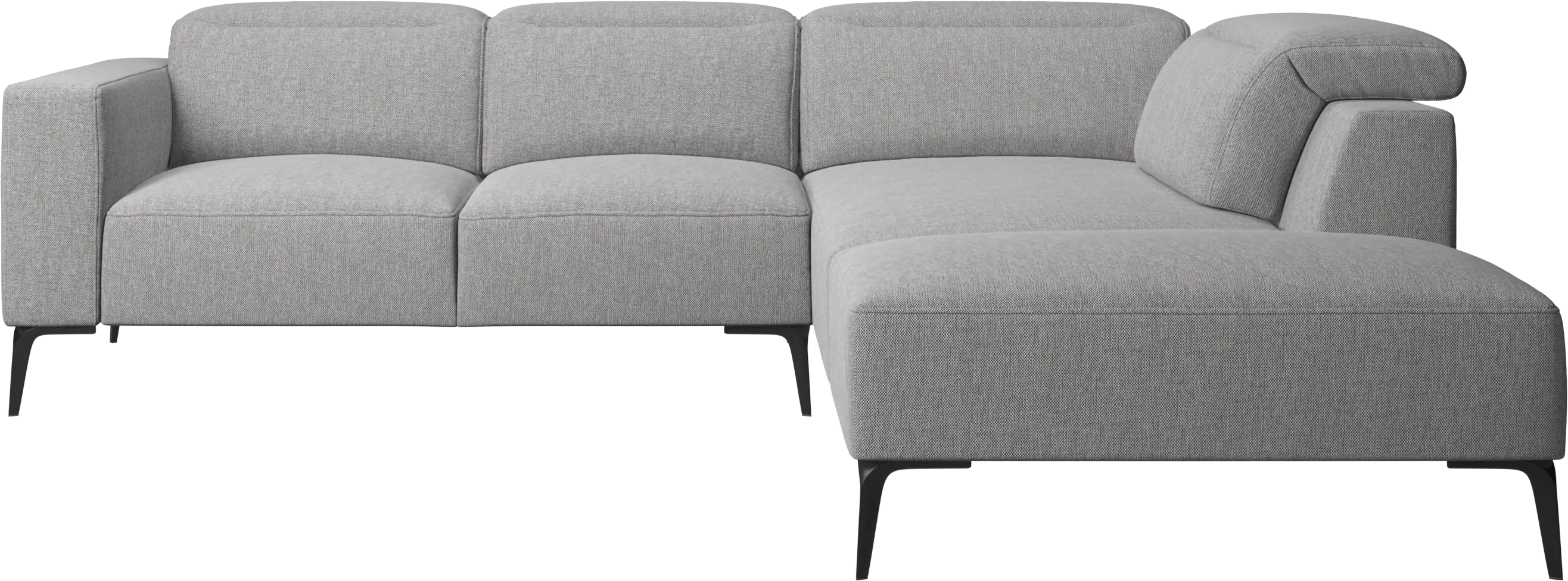 Zürich corner sofa with lounging unit