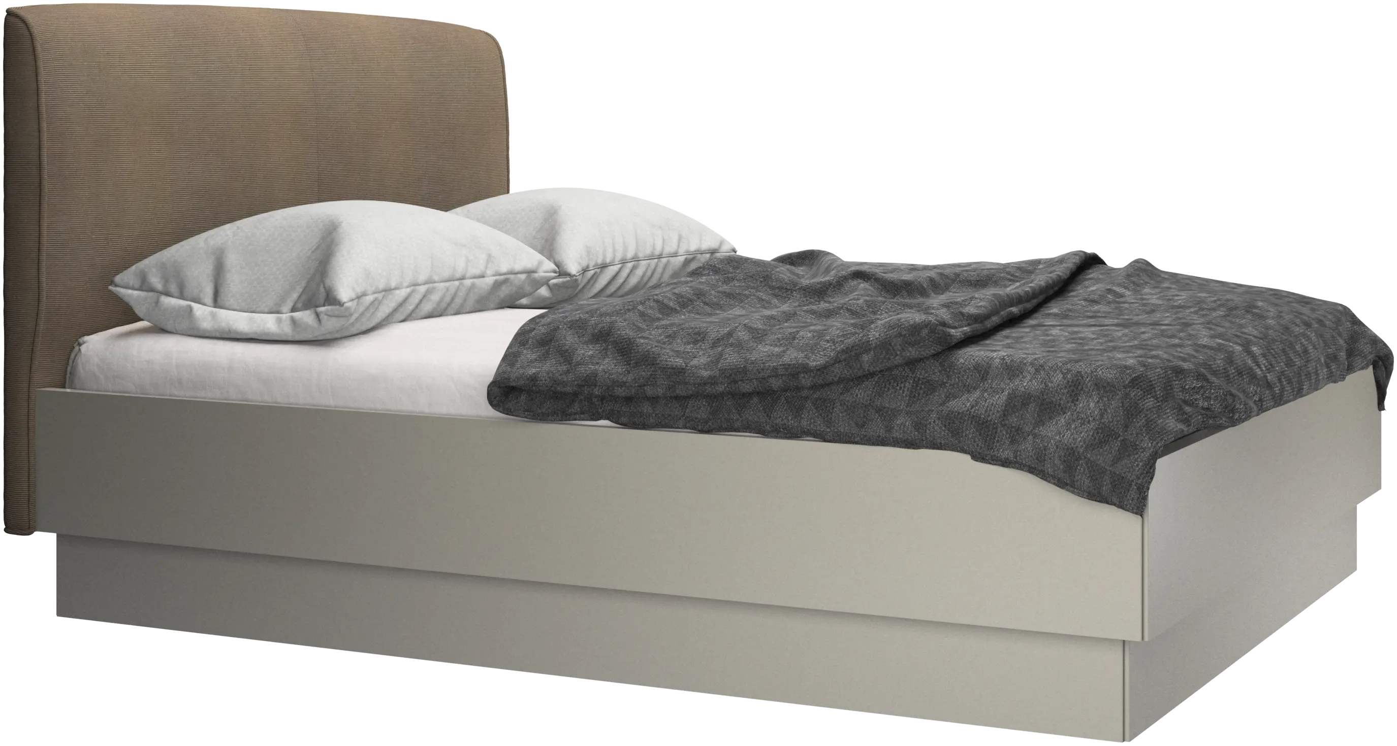 Houston, cama tapizada con almacenamiento