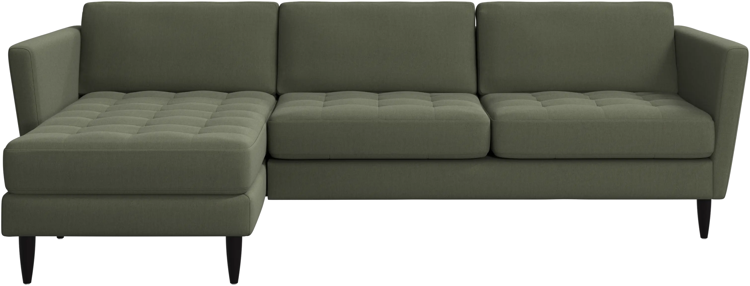Osaka sofa with resting unit, tufted seat