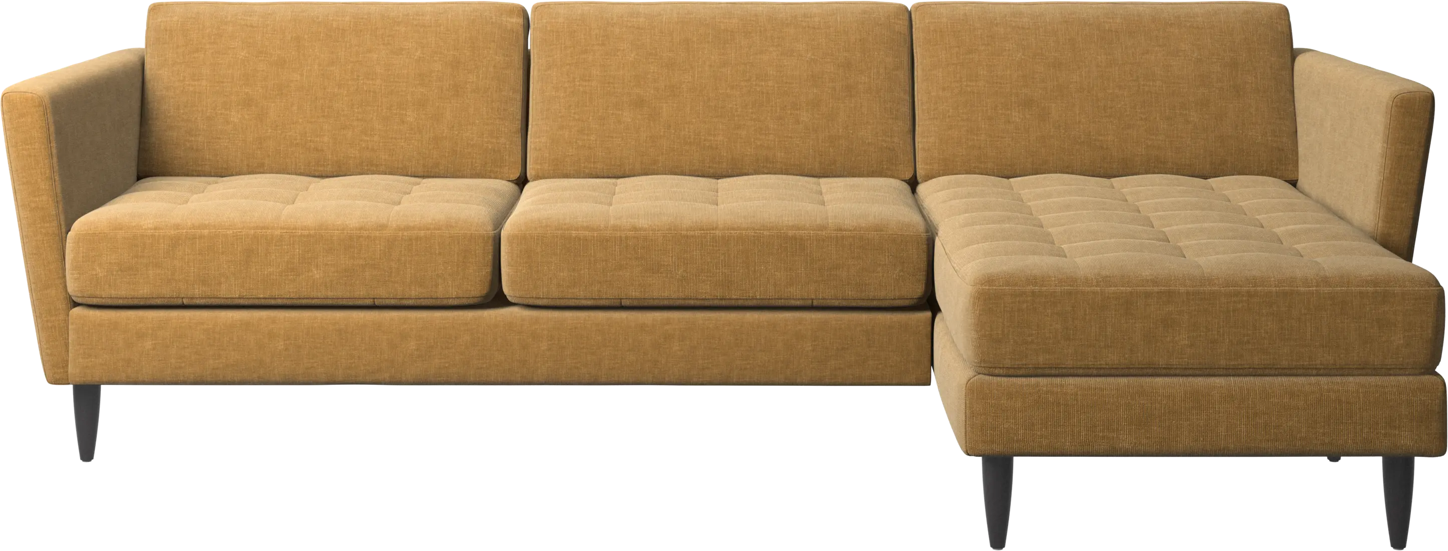 Osaka sofa with resting unit, tufted seat