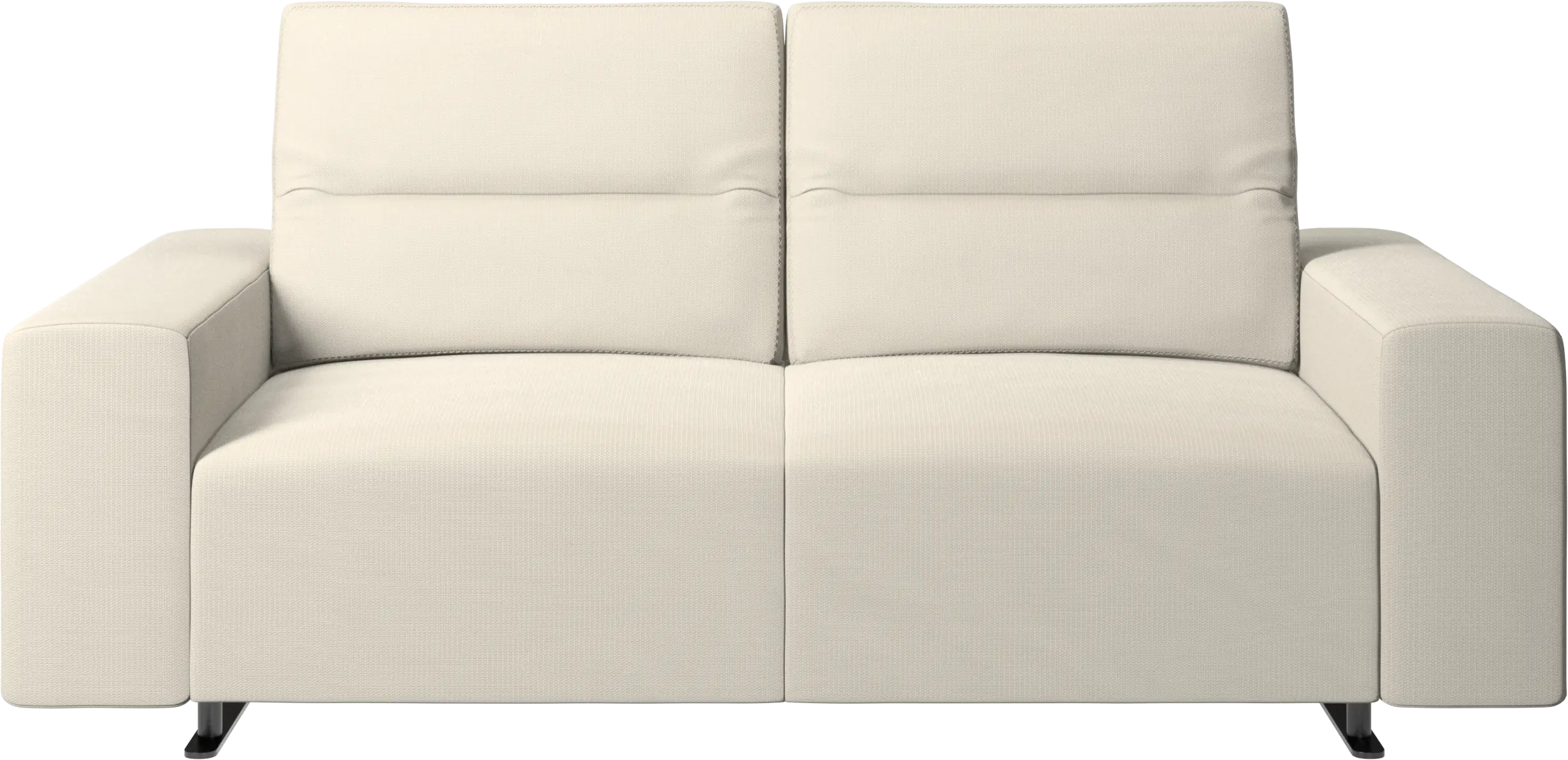 Hampton sofa with adjustable back and storage on the left side