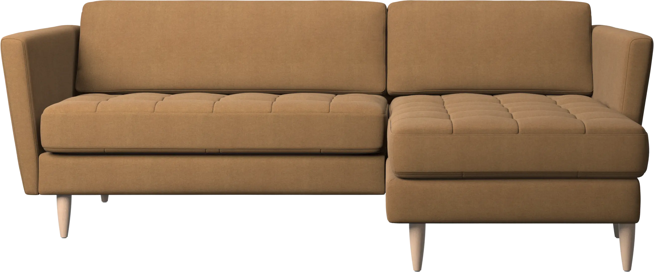 Osaka sofa with resting unit, tufted seat