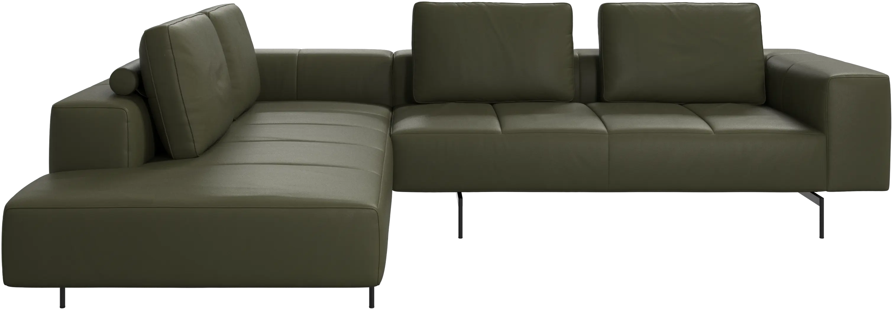 Amsterdam corner sofa with lounging unit