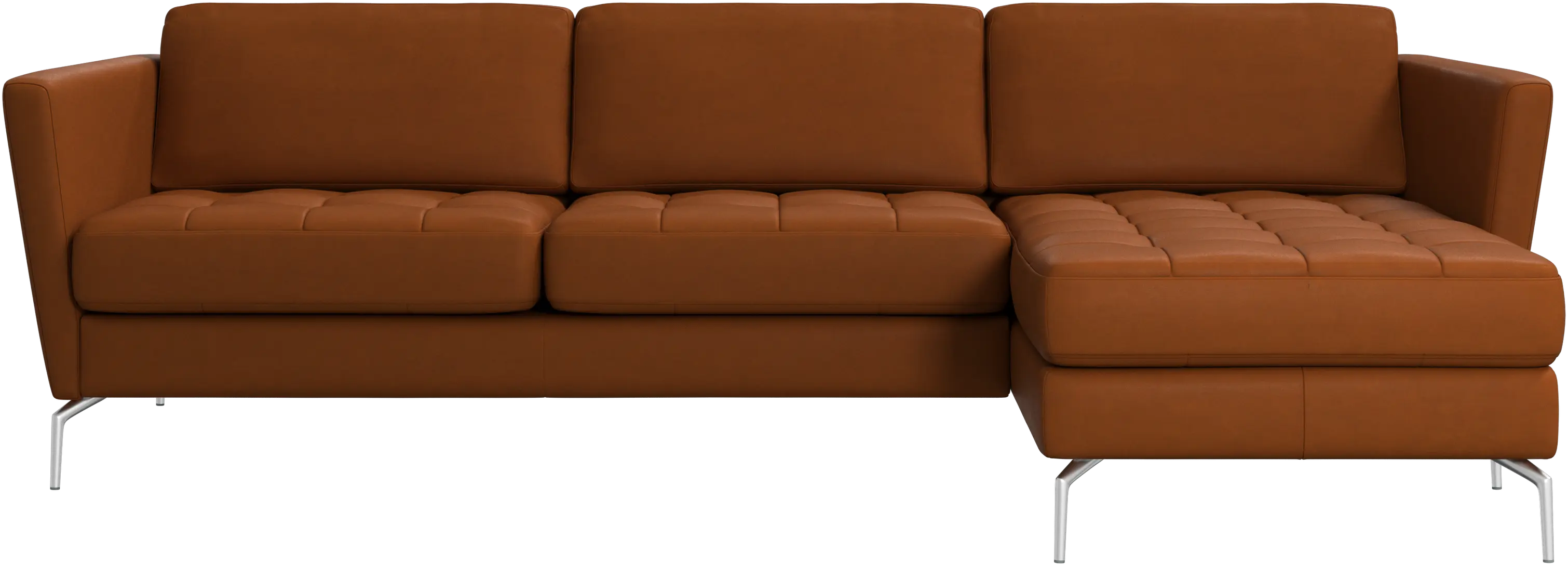Osaka sofa with resting unit, tufted seat