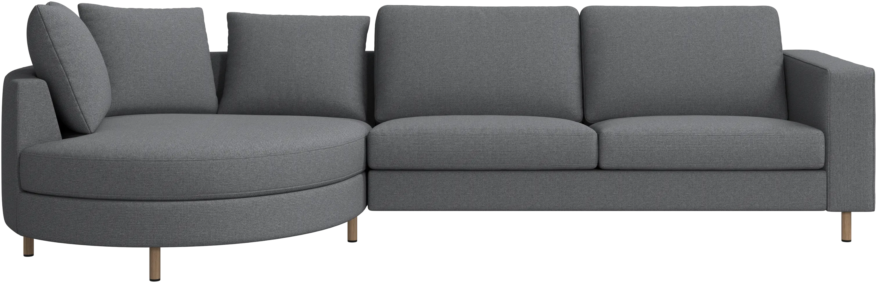 Indivi sofa with chaise longue left