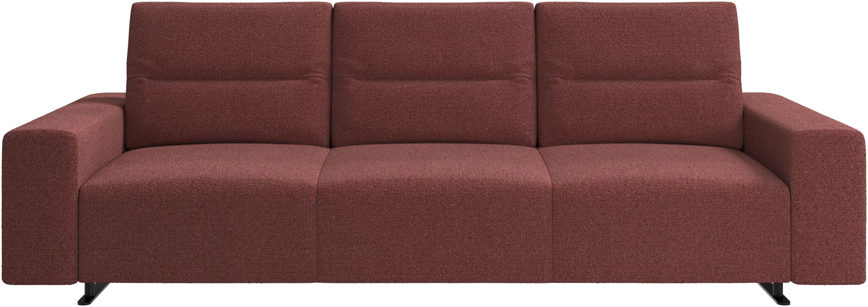 Hampton sofa med justerbar ryg og opbevaring i venstre side