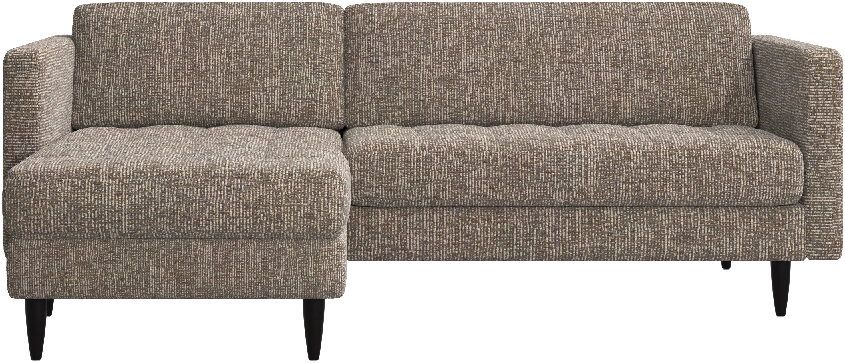 Osaka sofa with resting unit, tufted seat
