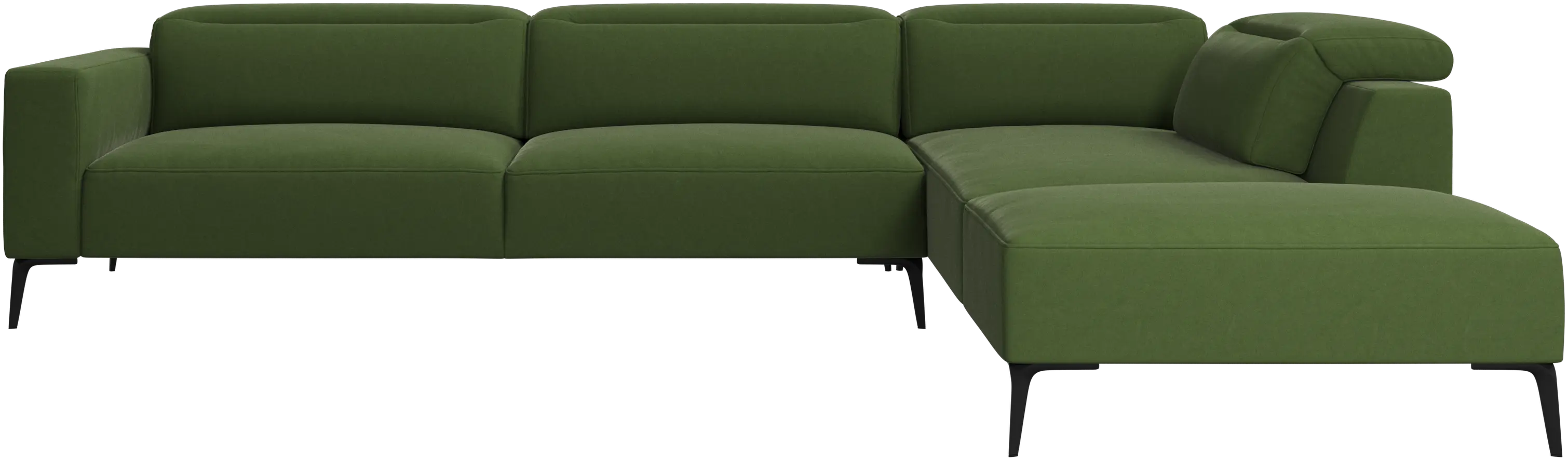 Zürich corner sofa with lounging unit