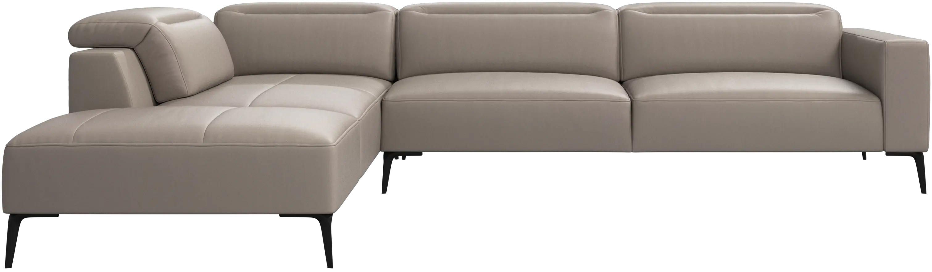 Zürich corner sofa with lounging unit