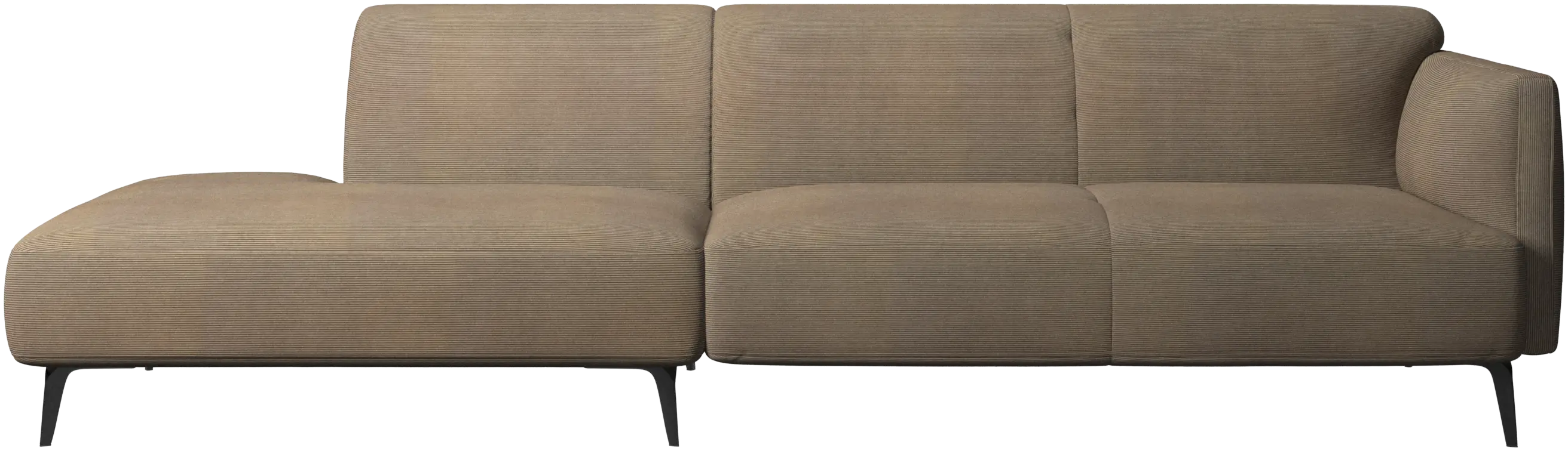 Modena sofa with lounging unit