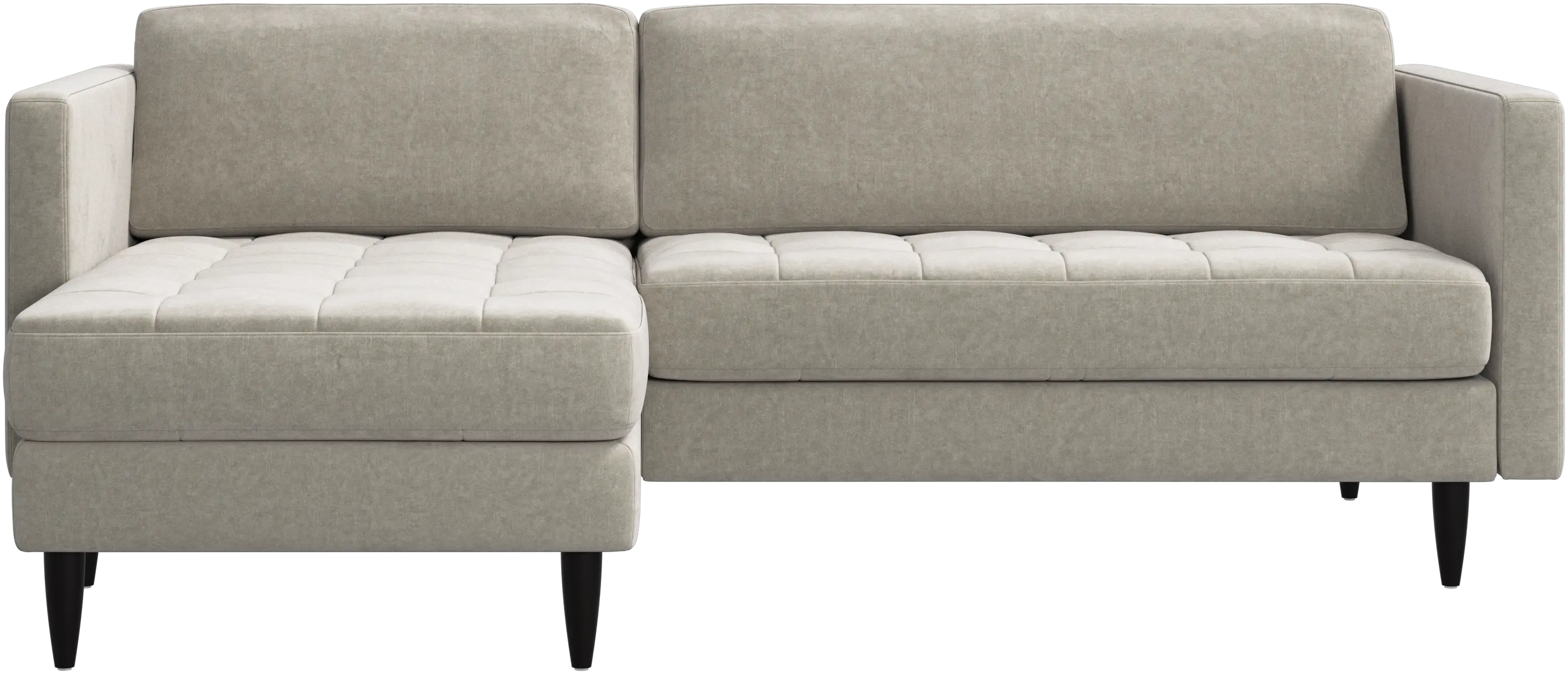 Osaka sofa with resting unit, tufted seat