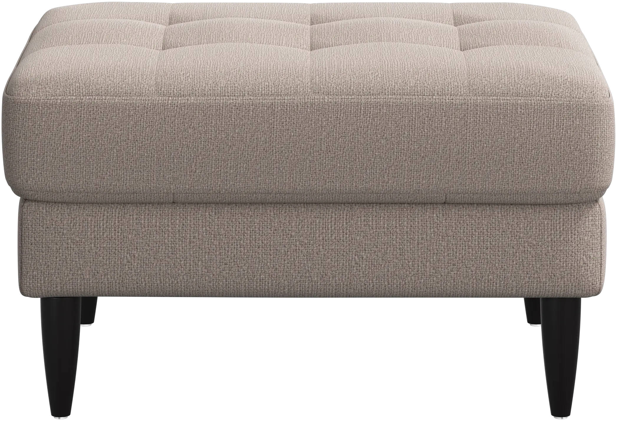 Osaka footstool, tufted seat