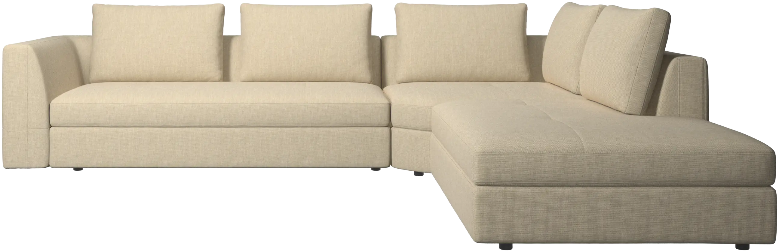 Bergamo corner sofa with lounging unit