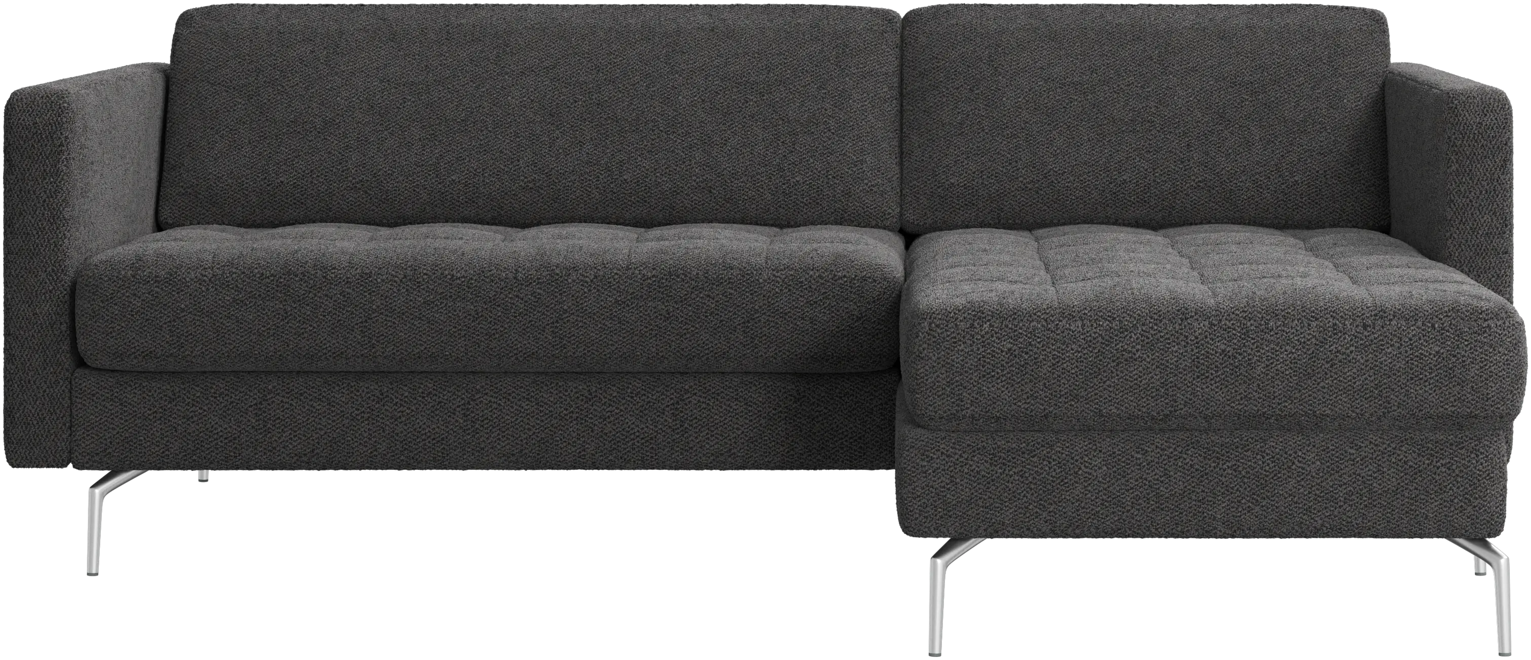 Osaka sofa with resting unit, tufted seat