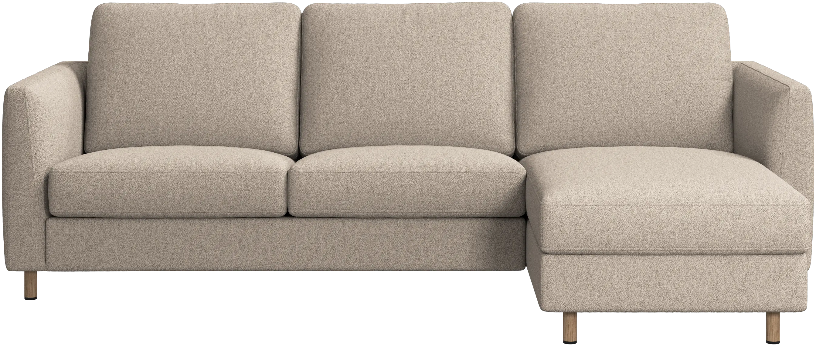 Sofá Indivi con módulo chaise-longue a la derecha