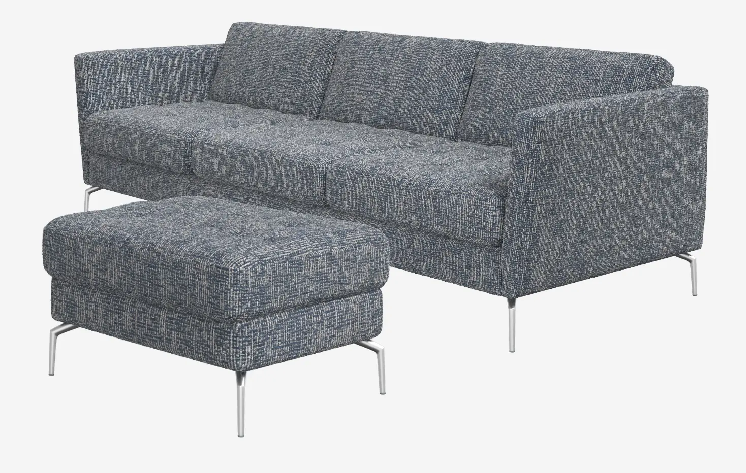 Sofas Osaka Sofa mit Hocker