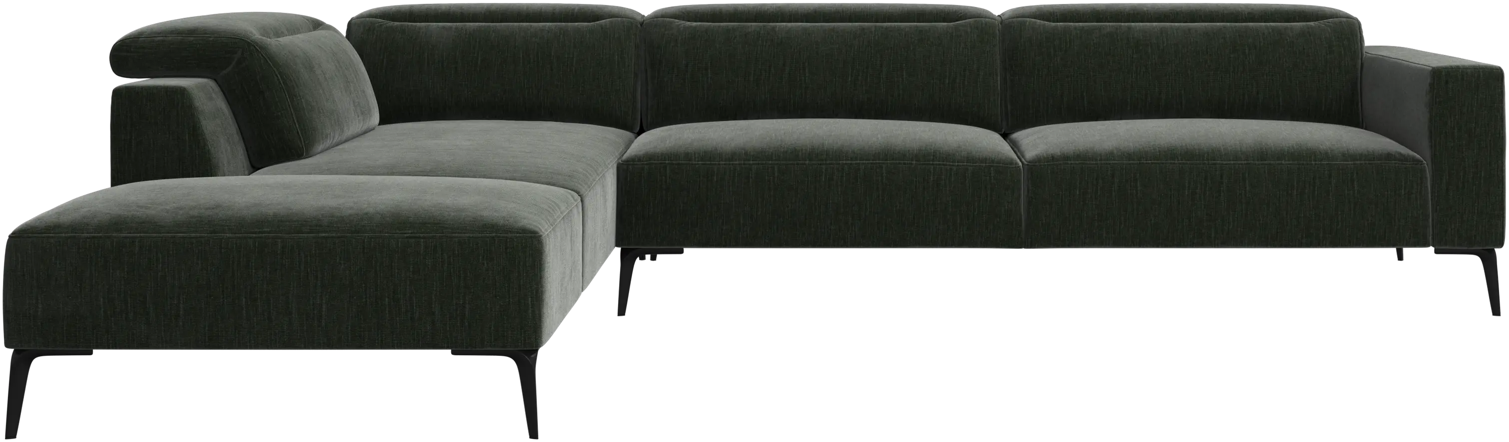 Zürich corner sofa with lounging unit