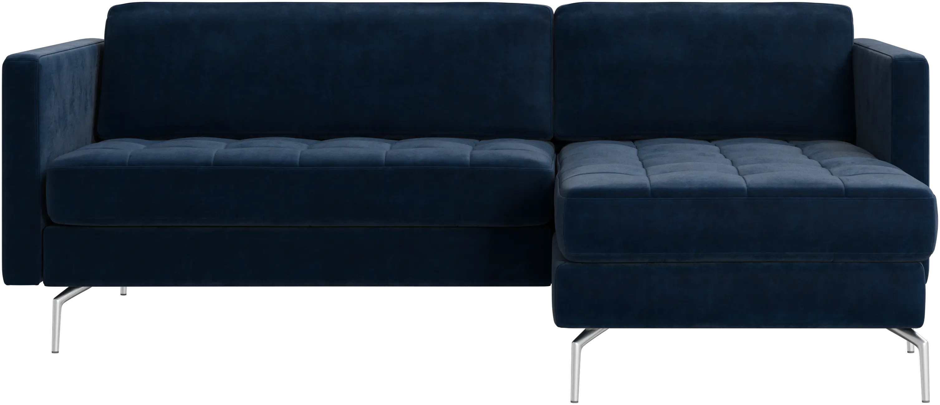 Osaka sofa with resting unit, tufted seat