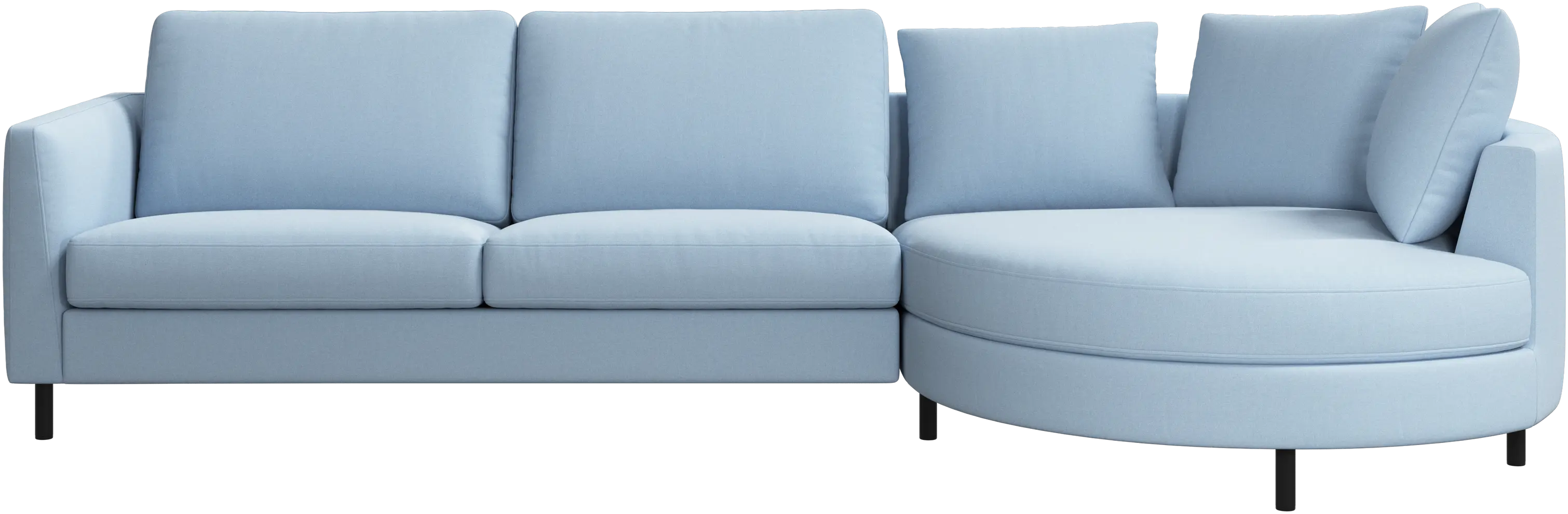 Sofá Indivi con módulo chaise-longue a la derecha