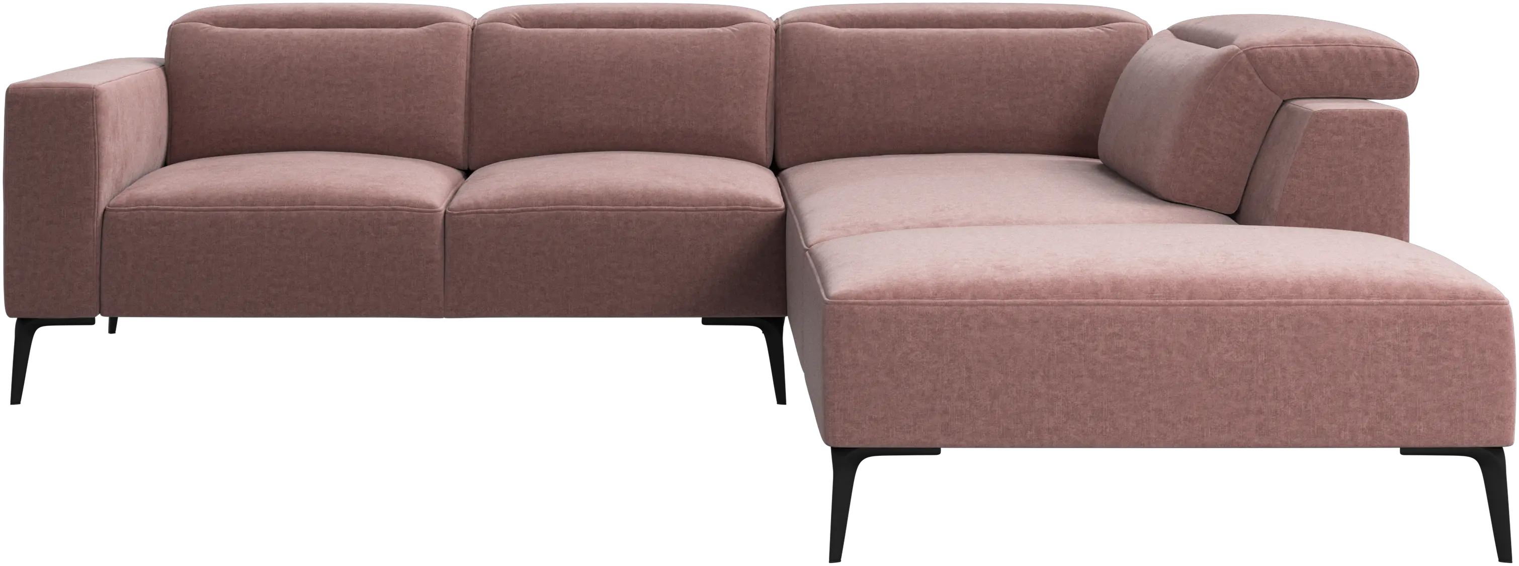 Zürich corner sofa with lounging unit