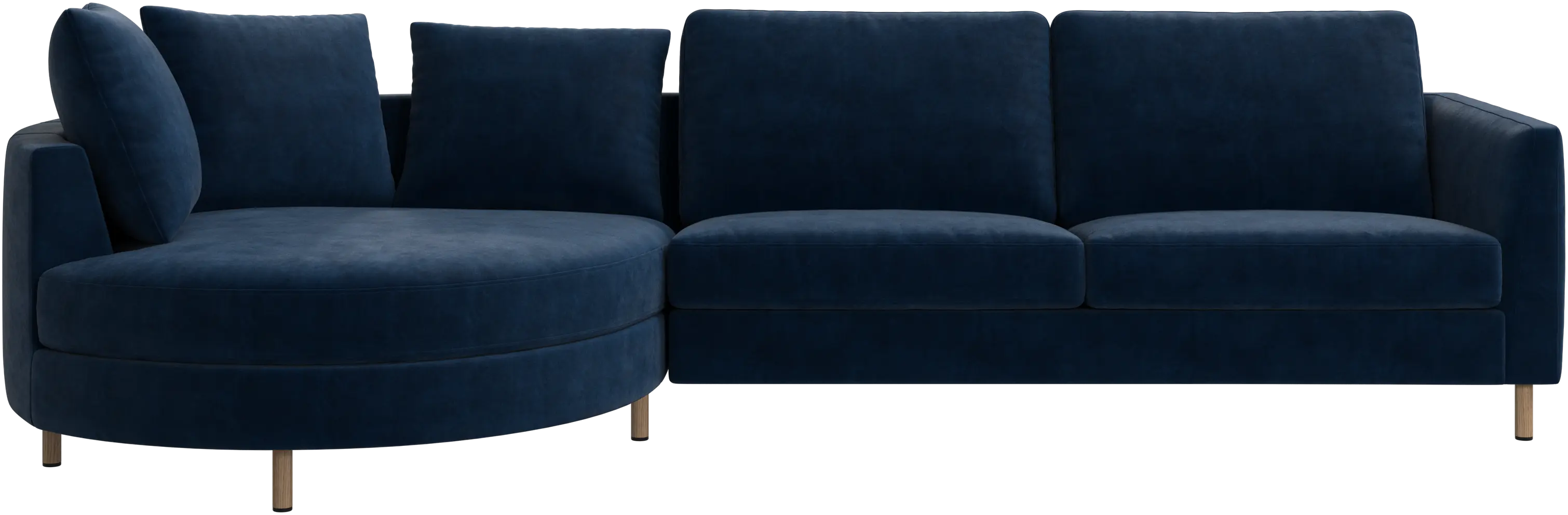 Indivi sofa with chaise longue left