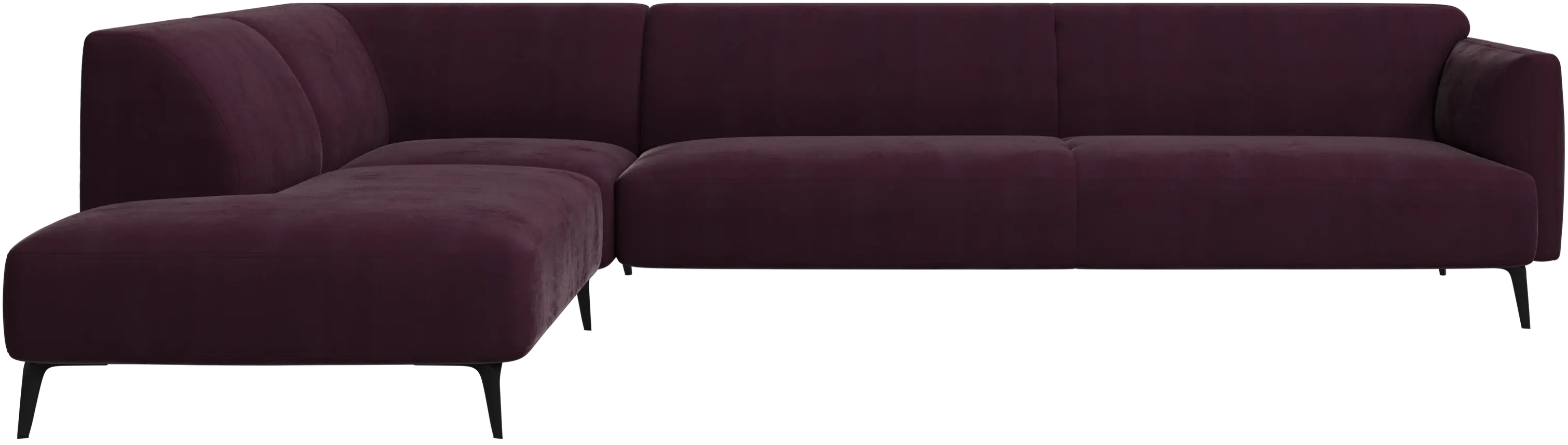 Modena corner sofa with lounging unit