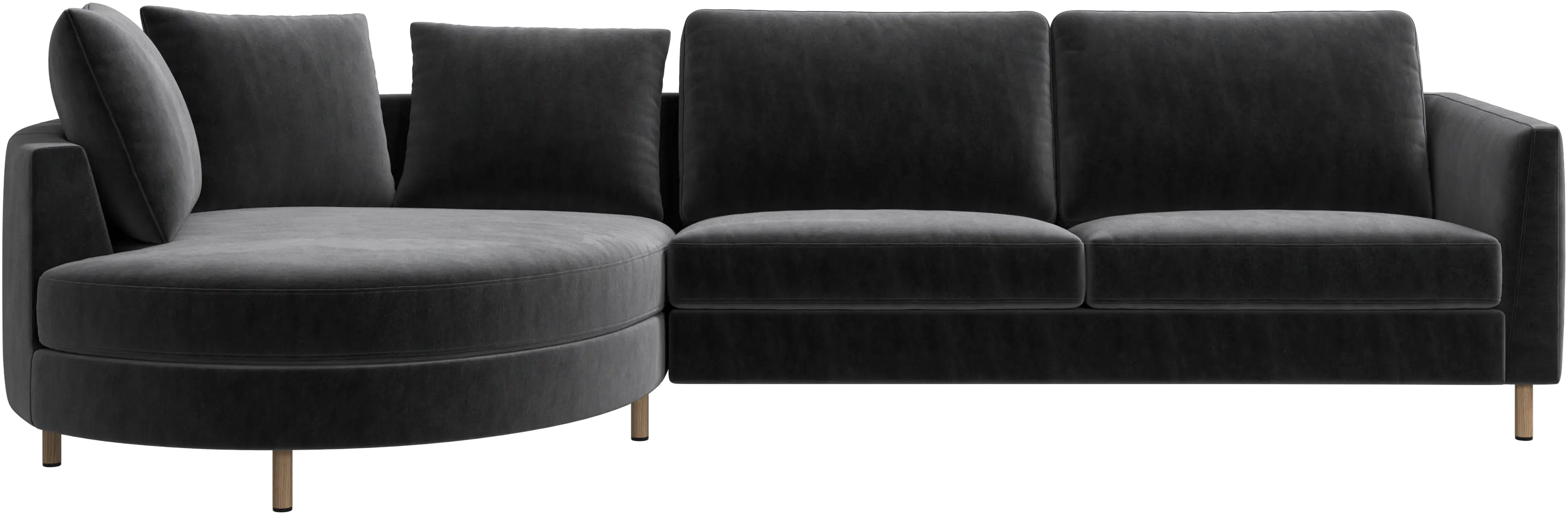 Indivi sofa with chaise longue left