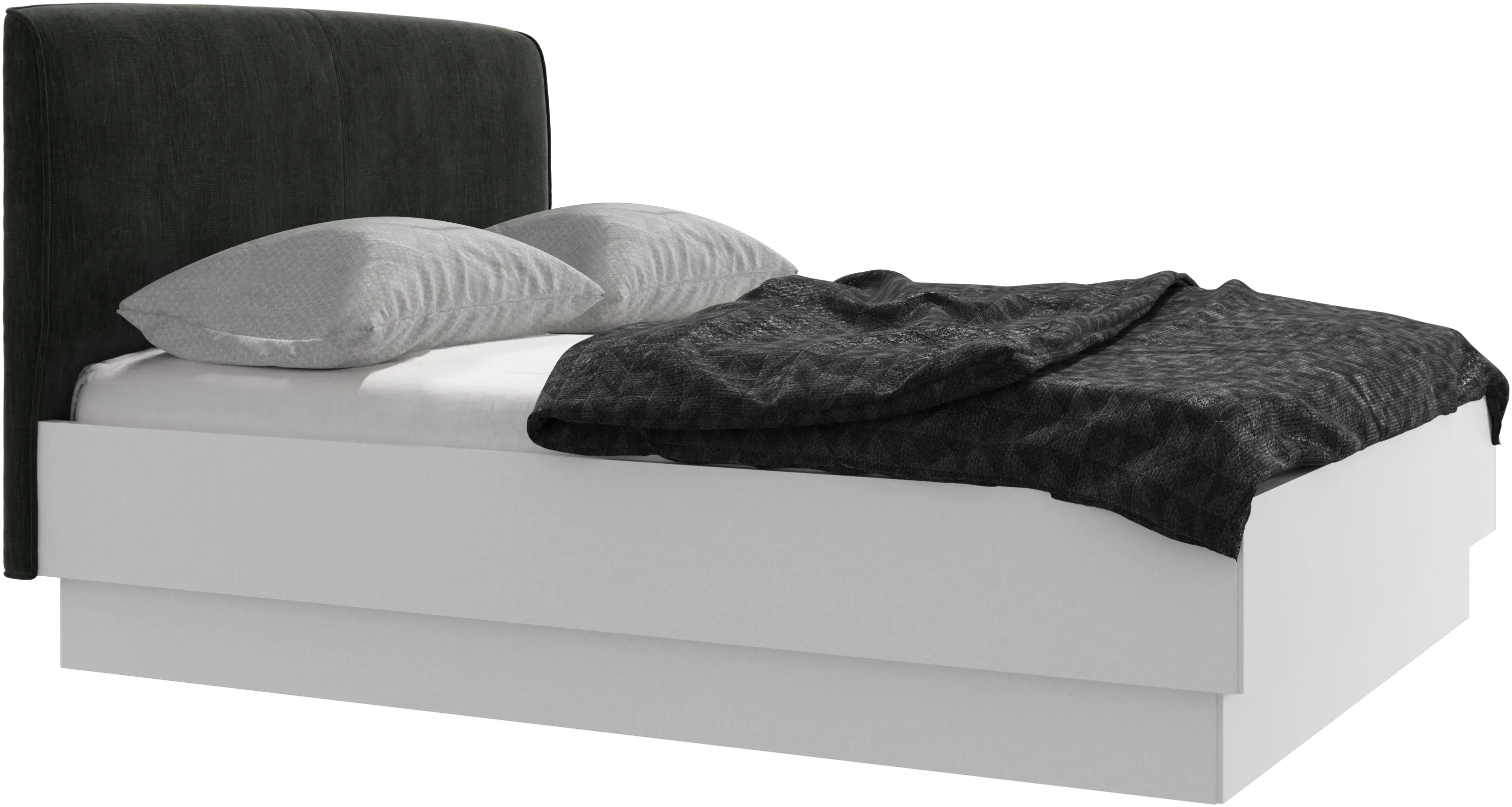 Houston, upholstered bed with storage