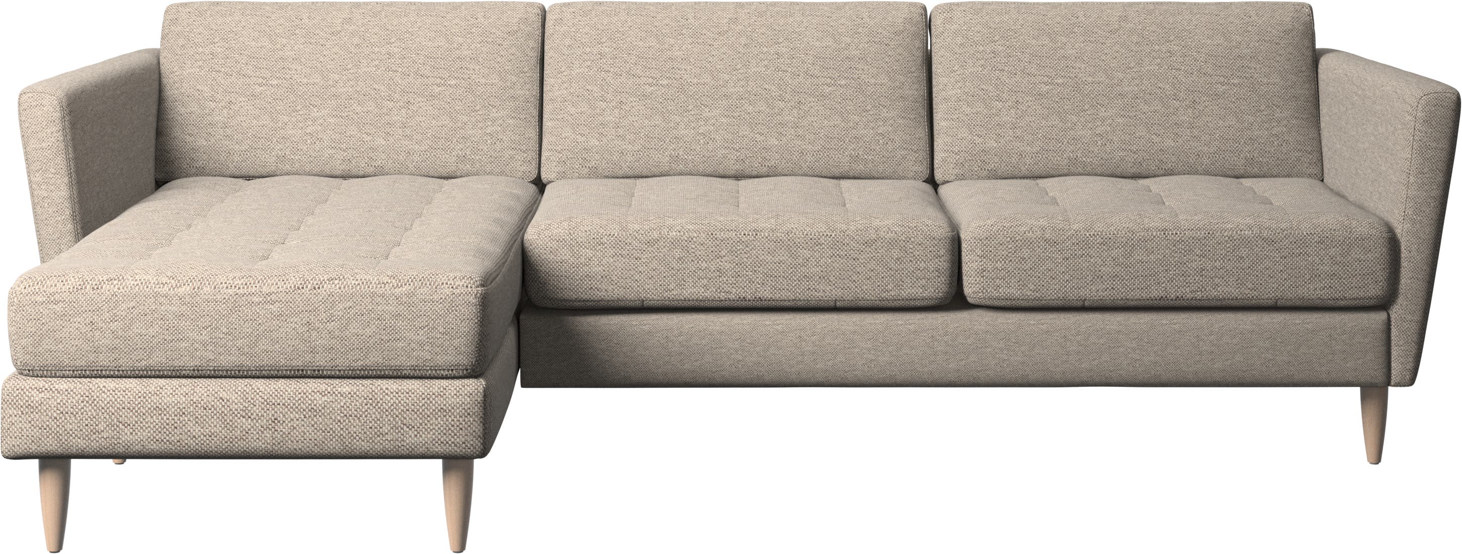 Osaka Sofa mit Ruhemodul, getuftete Sitzfläche