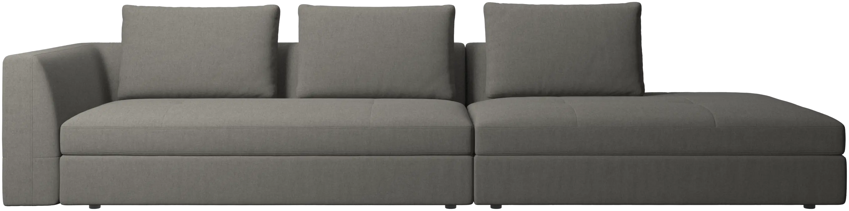 Bergamo sofa with lounging unit