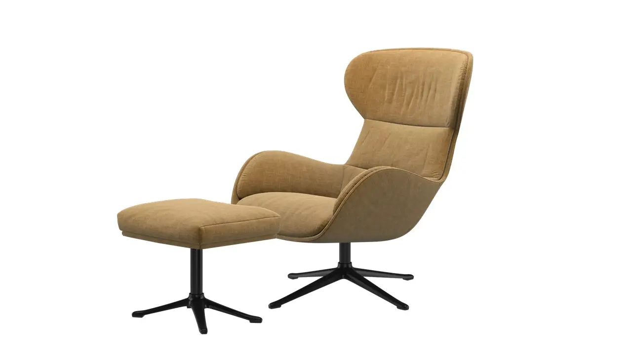 Armchairs Reno アームチェア、回転式（オットマン付き） 15%OFF