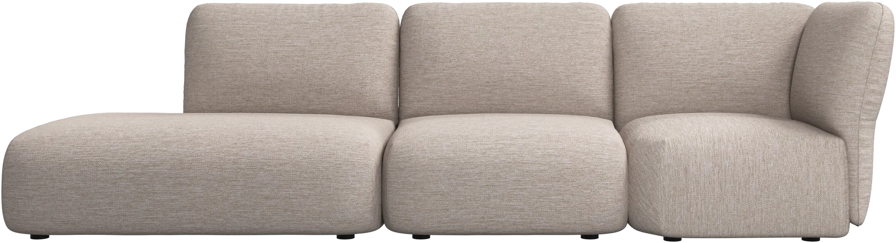 Paraggi sofa with lounging unit right