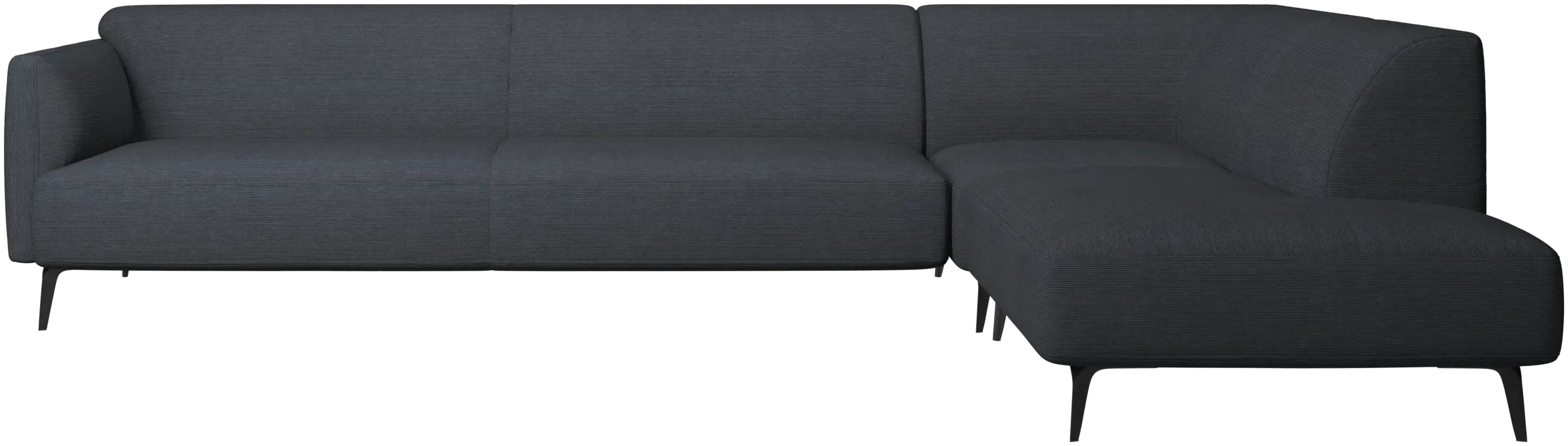 Modena corner sofa with lounging unit
