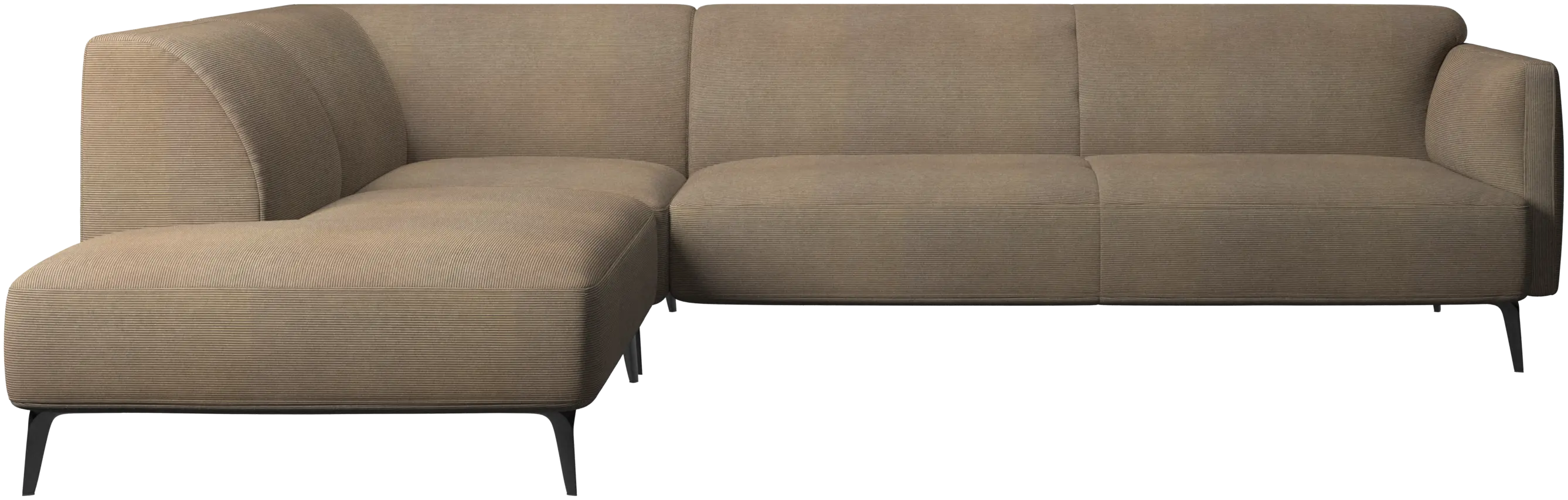 Modena corner sofa with lounging unit