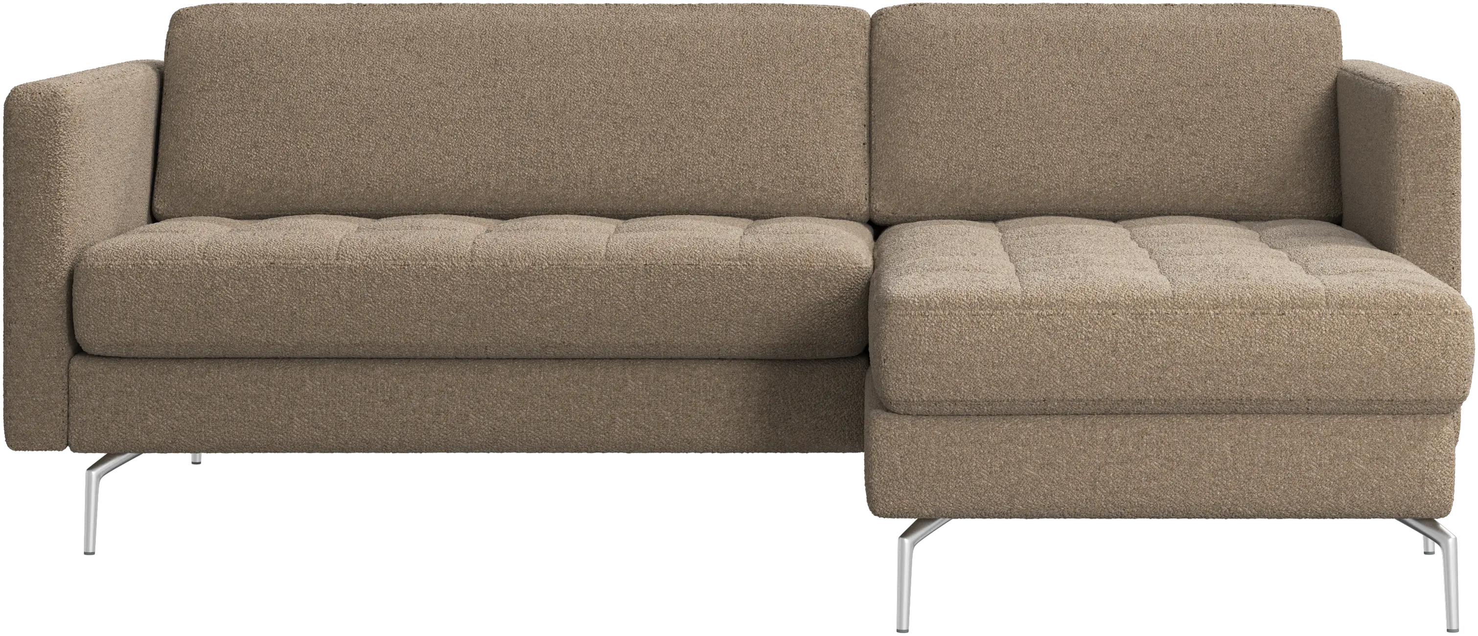 Osaka sofa with resting unit, tufted seat