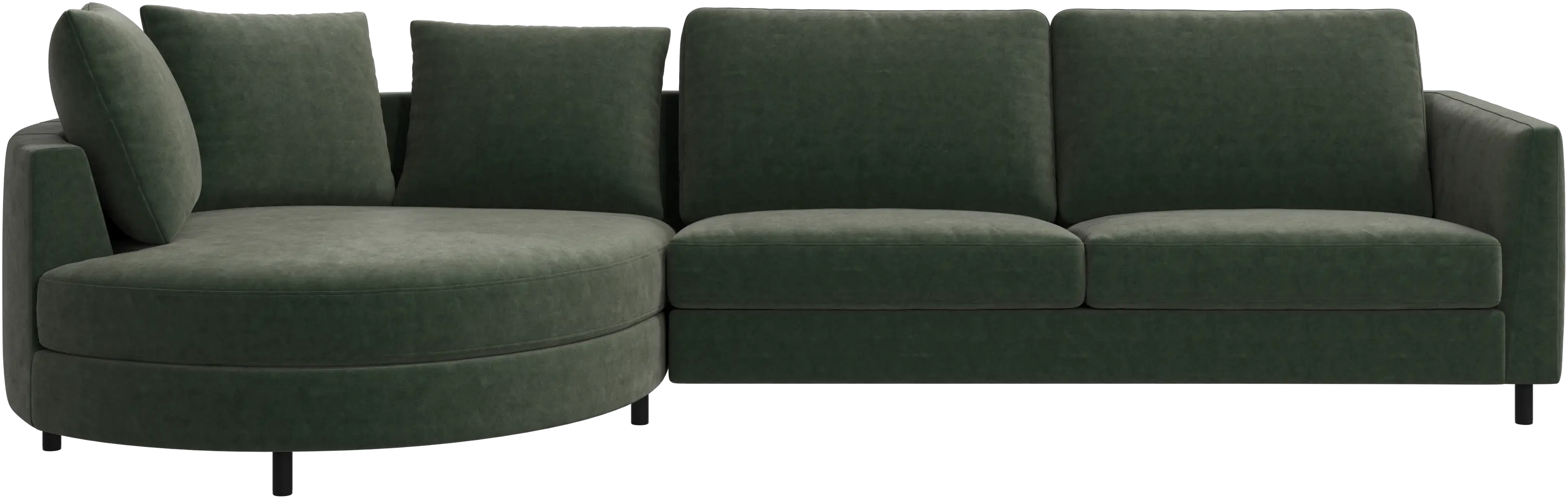 Indivi sofa with chaise longue left